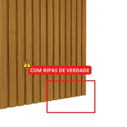 Painel e Rack Nobre Ripado com LED Pés de Vidro 230 Naturale Off White - Gelius - 8