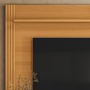 Ver imagem 5 de Painel TV 65 pol 181cm Bancada Suspensa Walle Cinamomo/Off H01 - Mpozenato