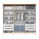 Ver imagem 4 de Guarda Roupa Casal com Espelho 6 Portas 6 Gavetas Napoli 