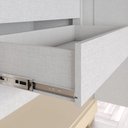 Ver imagem 6 de Guarda Roupa Casal com Espelho 6 Portas 6 Gavetas Napoli Bege/Off White/Nature