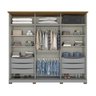 Guarda Roupa Casal com Espelho 6 Portas 6 Gavetas Napoli Henn - 3