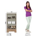 Ver imagem 2 de Guarda Roupa Multiuso 2 Portas BS03 Briz