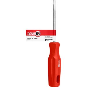 Chave fenda 1/4x8" aço carbono - Nove54