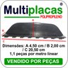 Placa de fechamento nervura Canaletão 90 Kit 45 Peça(s) Multicap Placas - 2