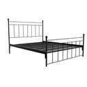 Ver imagem 1 de Cama de Ferro Romana - Queen Size Icamas Preto Fosco