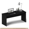 Mesa 1,80 Escritório Escrivaninha Tampo 40mm Preto Inteira Atacadao Dos Moveis - 2