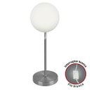 Ver imagem 3 de Abajur Luminária De Mesa Aro Jabuticaba Globo Orby Prata