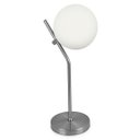 Ver imagem 2 de Abajur Luminária De Mesa Aro Jabuticaba Globo Orby Prata