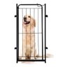 Cercado Cachorro Grade Portão 98x51cm Pets Dobrável Preto - 2