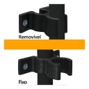 Ver imagem 4 de Cercado Cachorro Grade Portão 98x51cm Pets Dobrável Preto