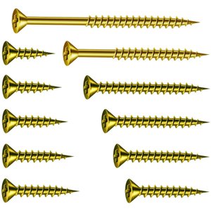 Kit 1100 Parafusos Chip Board 4.0mm Chata Philips Madeira