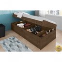 Ver imagem 6 de Cama Baú Camila Solteiro 0,88 Framar Malbec