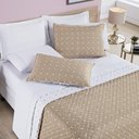 Ver imagem 1 de Cobre Leito Casal Balls Micropercal 200fios 3pç Cáqui Lilly Home Enxovais
