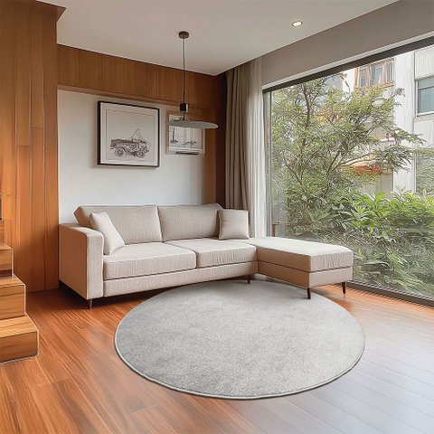 Tapete 190cm Redondo Relex N Tapetes São Carlos