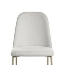 Ver imagem 7 de Conjunto com 2 Cadeiras Lucille Champanhe Linho Mescla