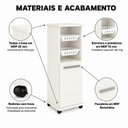 Ver imagem 5 de Fruteira para Cozinha 2 Cestos 1 Porta com Prateleira Removível Paraná Espresso Móveis