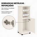 Ver imagem 7 de Fruteira para Cozinha 2 Cestos 1 Porta com Prateleira Removível Paraná Espresso Móveis