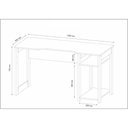 Ver imagem 3 de Mesa Gamer Multimóveis CR25049 Preta/Verde