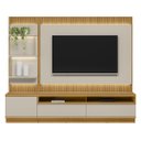 Ver imagem 6 de Painel para Tv 70 Pol com Rack Bancada 238cm Real L06 Tauari/off White - Mpozenato