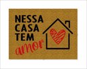 Ver imagem 1 de Tapete Capacho Nessa Casa Tem Amor