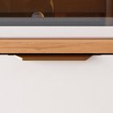 Ver imagem 3 de Kit 2 Cristaleiras Noble 2 Portas MDP-MDF Jequitiba-Off White Movelove com Vidro Reflecta Fita LED