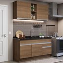 Ver imagem 1 de Armário de Cozinha Compacta 150cm Rustic Glamy Madesa 02
