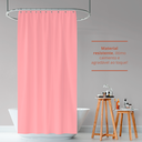 Ver imagem 3 de 1 Cortina Box Banheiro Pvc Grossa Antimofo Ilhós Ro 140x200