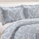 Ver imagem 2 de Kit Cobre Leito Colcha Mix King Estampado Dupla Face Floral 3 Peças - Cristiane