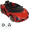 Mini Carro Elétrico Infantil Criança 6V Lamborghini Sián Controle Remoto Vermelho Brinqway BW- - 2