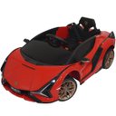 Ver imagem 1 de Mini Carro Elétrico Infantil Criança 6V Lamborghini Sián Controle Remoto Vermelho Brinqway BW-