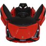Mini Carro Elétrico Infantil Criança 6V Lamborghini Sián Controle Remoto Vermelho Brinqway BW- - 4