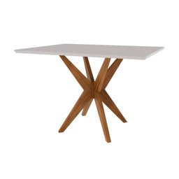 Conjunto Sala de Jantar Mesa Donna com 4 Cadeiras Lady Nesher Móveis - 3