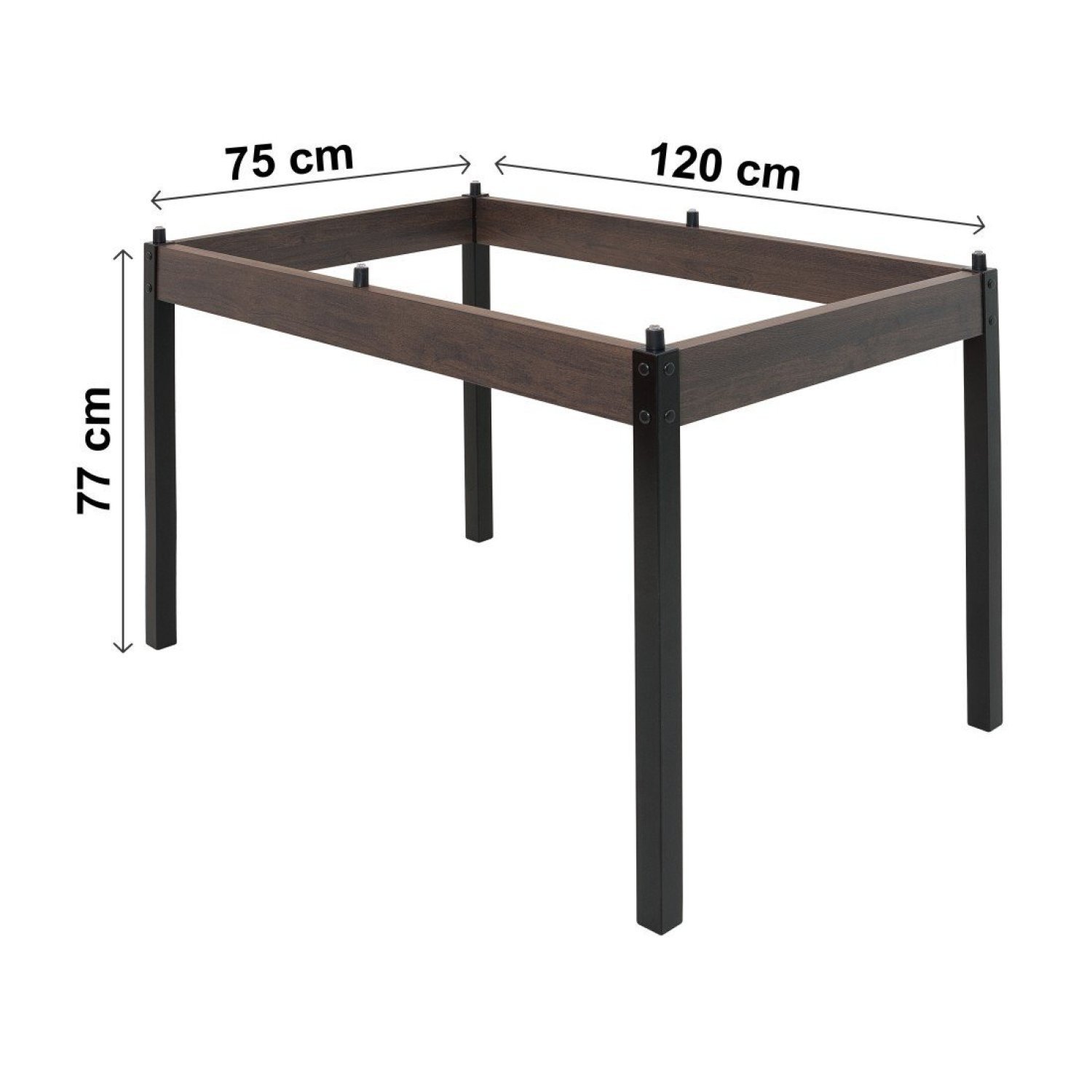 Conjunto Sala de Jantar Mesa Dubai 120x75cm Tampo Vidro com 4 Cadeiras  - 4