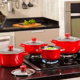 Jogo de Panelas em Cerâmica Duo com 4 Peças Ceraflame Pomodoro - 2