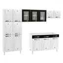 Ver imagem 4 de Armário de Cozinha Compacta de Aço Completa Star New 14 Portas 2 Gavetas - Panorama Móveis