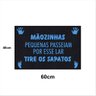 Tapete Capacho MAOZINHAS LAR TIRE OS SAPATOS 60x40 MENINO - 1