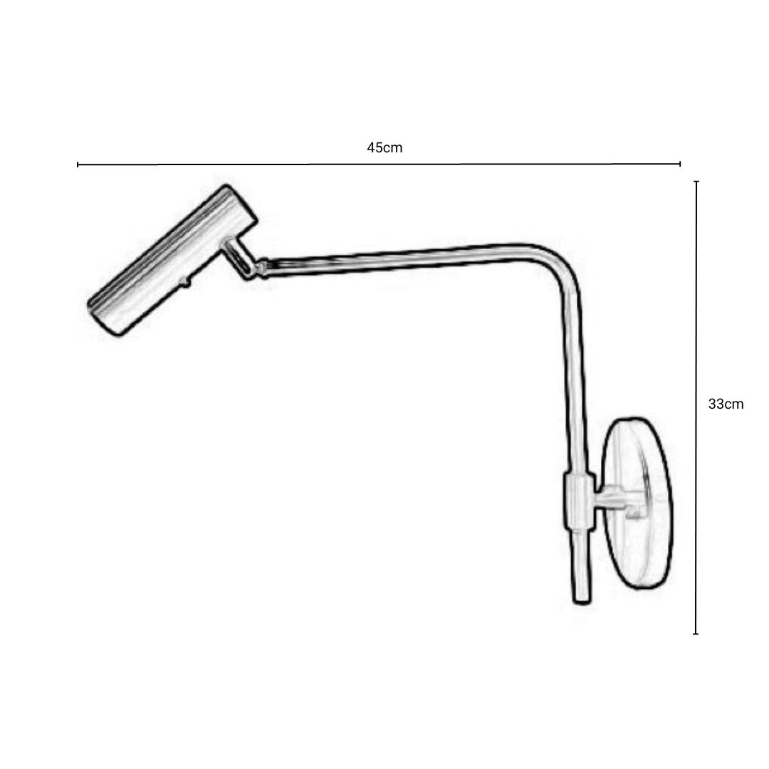 Arandela Articulada para Lampada Mr-11 - Cinza - 3