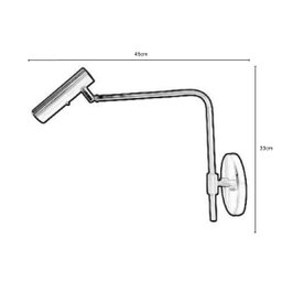 Arandela Articulada para Lampada Mr-11 - Cinza - 3