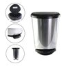 Lixeira com Pedal Label Prata Cozinha Banheiro 10 Litros - 8