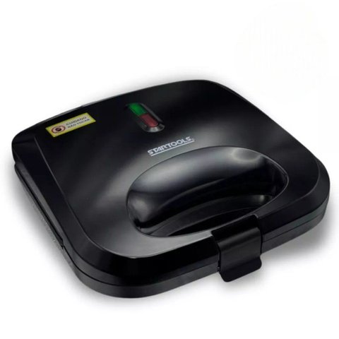 Sanduicheira Grill Elétrica 2 em 1 750w 220v Antiaderente Prensa Dupla