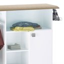 Ver imagem 3 de Tábua de Passar Roupa com Balcão Vitória Branco 107 Cm - Pallazio