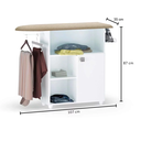 Ver imagem 5 de Tábua de Passar Roupa com Balcão Vitória Branco 107 Cm - Pallazio
