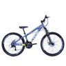 Bicicleta Vikingx 26 Câmbios Importados 21v Aero Azul Amarelo - 1
