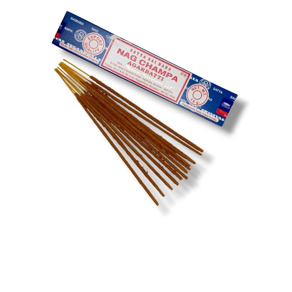 Incenso Indiano Nag Champa Satya Sai Baba 3cxd15gr Incensario Regua