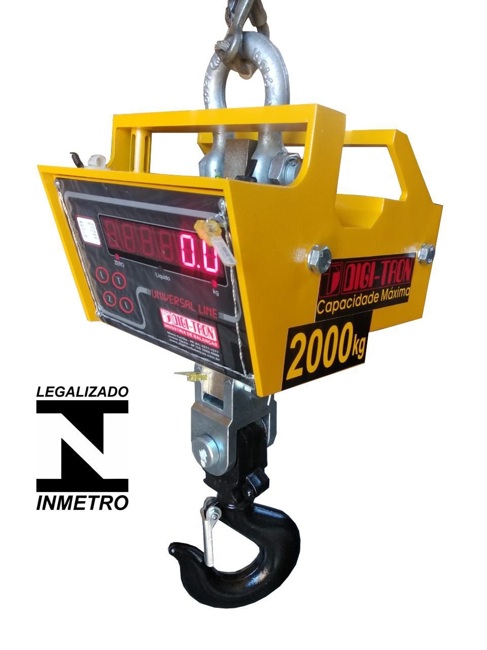 Balança de Gancho Digital Digitron 1000Kg x 200g Com Bateria ...