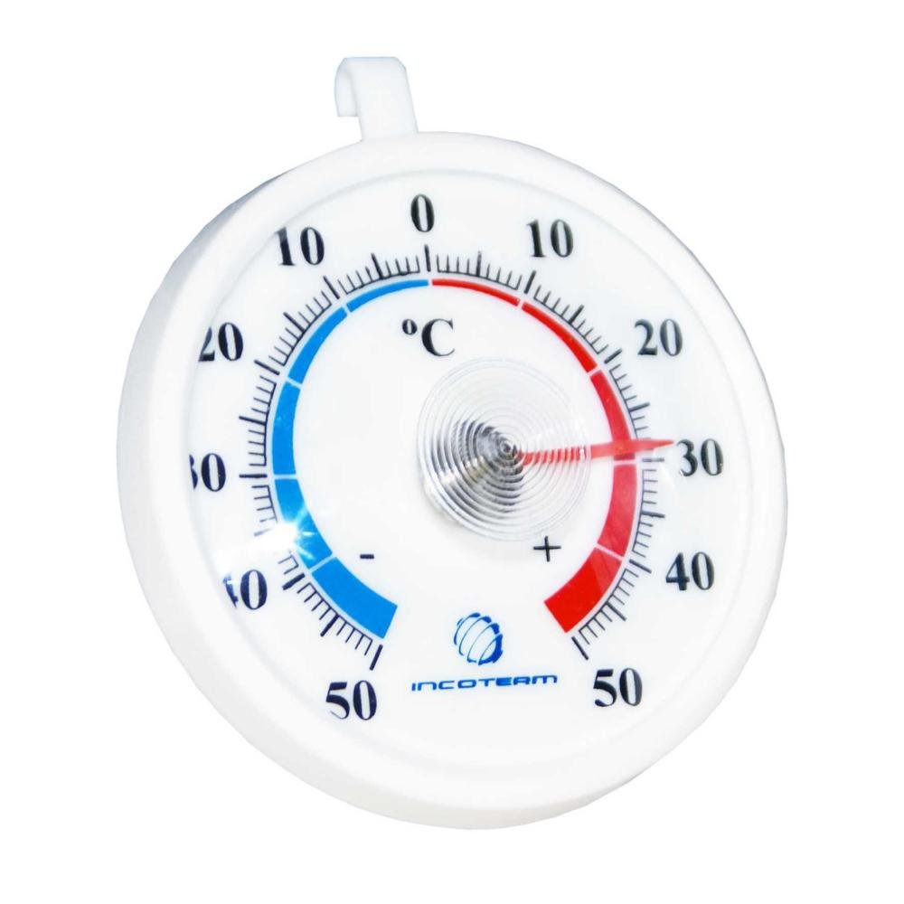 Termômetro P/ Refrigeração Bimetálico -50+50 - Incoterm