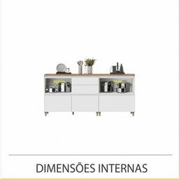 Cozinha Modulada 8 Peças Nesher Rainha Gourmet Ripado 100% Mdf - 15