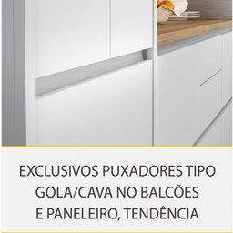Cozinha Modulada 8 Peças Nesher Rainha Gourmet Ripado 100% Mdf - 4