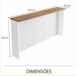 Cozinha Modulada 8 Peças Nesher Rainha Gourmet Ripado 100% Mdf - 3