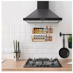 Porta Temperos Condimentos de Parede Madeira Pinus 48cm 2 Un - 4